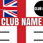 CUSTOM ST GEORGE AND UNION JACK STICKER