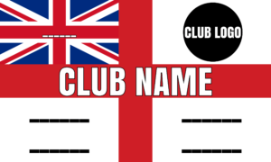 CUSTOM ST GEORGE AND UNION JACK STICKER