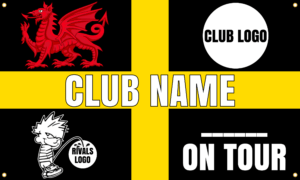 TOUR AND RIVALS FLAG - WALES
