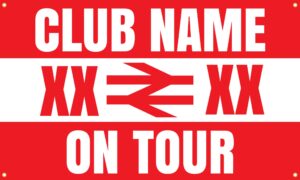 CLUB ON TOUR RAIL FLAG