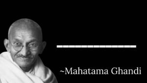 CUSTOM GHANDI QUOTE STICKER