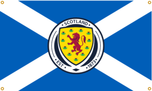 Scotland Saltire and Crest flag